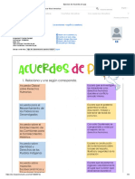 Ejercicio de Acuerdos de paz