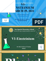 Routinary Activities VI-Einsteinium