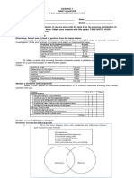 Module 2 Elements and Compounds: Direction: Answer The Following Tasks