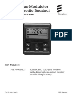 Digital Timer Modulator With Diagnostic Readout: Operating Instructions (701 10 Series)