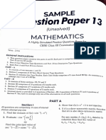Maths Sample Paper 13