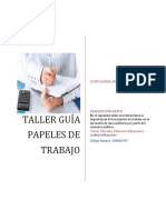 Taller Papeles de Trabajo