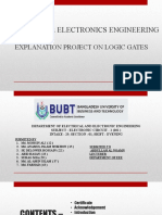 Electrical & Electronics Engineering: Explanation Project On Logic Gates