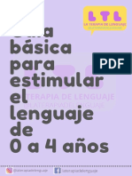 Guía Básica de Estimulación de Lenguaje de 0 A 4 Años