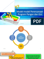 Model-Model Perencanaan Program Pangan Dan Gizi 2021