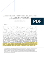 Centralismo o Autonomia