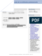 Commission Nationale de La Certification Professionnelle: Vue D'ensemble Identification