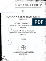 Bach Sonata Sol Menor BWV 1020 FL