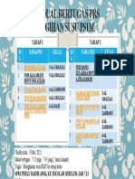 Jadual Bertugas PRS Agihan Susu PS1M 2021