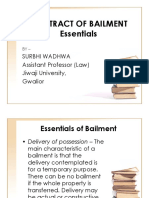 11 - Bailment - Essentials