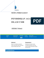 Modul 5 Akhlak Islami