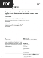 NP 4386_2001 - Plantas de Emergência - Símbolos Gráficos