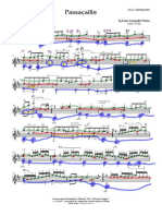 Partitura Completa - Passacalle, WeissSW 18.6 (Weiss)