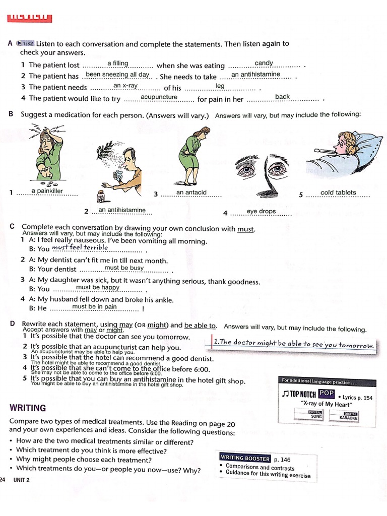 Top Notch Unit 3 - Review | PDF