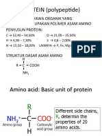 PROTEIN (Polypeptide) : Protein: Senyawa Organik Yang Merupakan Polimer Asam Amino Penyusun Protein