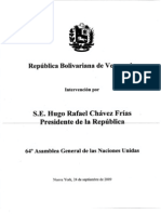 Discurso Hugo Chávez ONU 2009