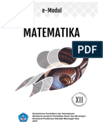 Modul Matematika Umum Kelas XII KD 3.3