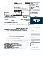 Disclosure Summary Page DR-2: Statement of Cash On Hand