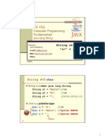 Computer Programming Fundamentals: String STR " " + X