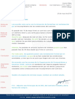 Ejemplo de Carta de Reclamación Tarea 2 Expresión Escrita DELE C1