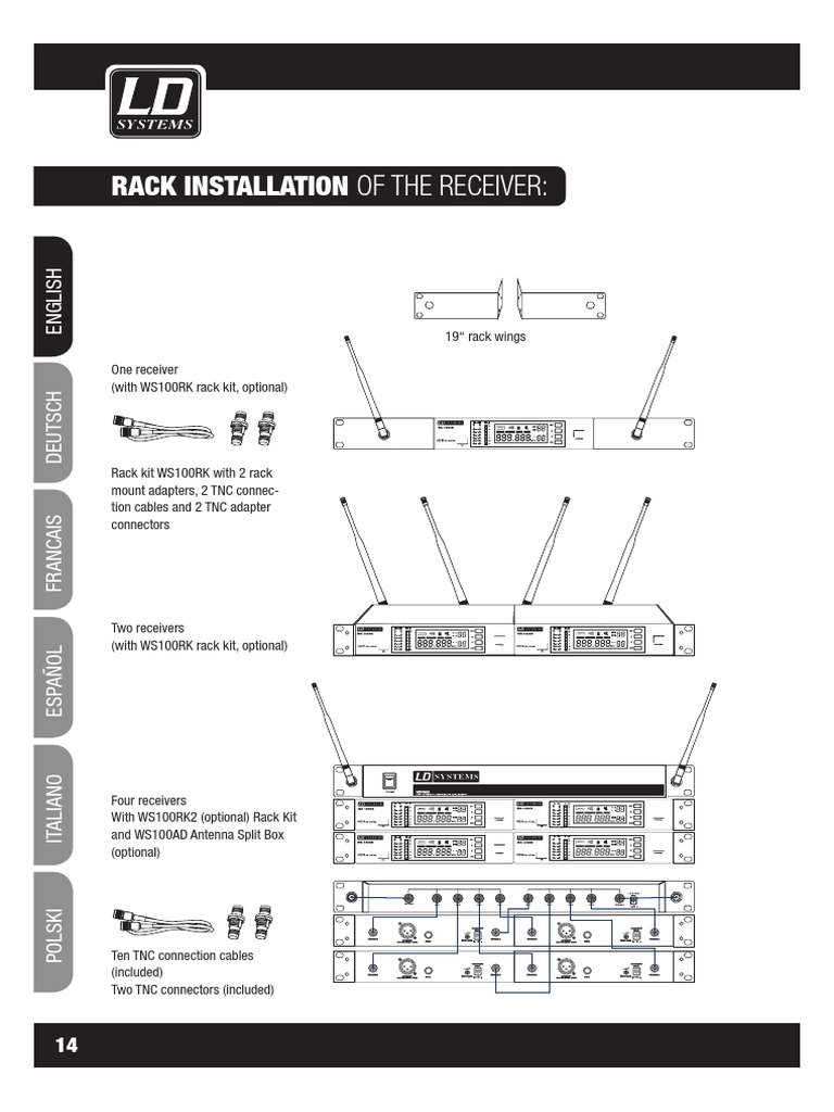 Rack Installation Guide for Receivers | PDF | Computers | Technology ...