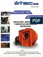 MANUAL de servicio ventiladores centrifugos 2007