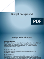 Budget Background
