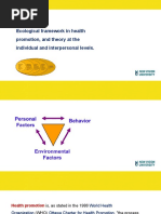 Ecological Framework in Health Promotion