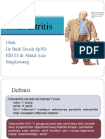 OSTEOARTHRITIS KULIAH