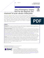 2020 World Society of Emergency Surgery Updated Guidelines For The Diagnosis and Treatment of Acute Calculus Cholecystitis