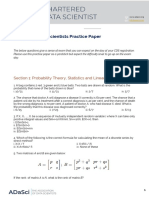 Chartered-Data-Scientists-Practice-Paper