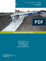 Safety Investigation Report: Accident To Cessna F152 at Lommel ON 09 JUNE 2011