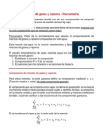 Documento de Clase - Mezclas de Gases y Vapores