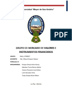 Grupo de Mercado de Valores e Instrumentos Financieros