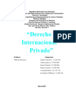 Objetivo N°1 Todo Lo Relacionado Con El Derecho Internacional Privado