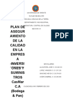 11.PLAN DE LA CALIDAD BODEGA Y PAN Avance 3