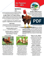 Sistemas de criação de frangos camponeses e bem-estar animal