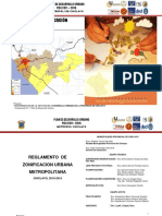 PDU Reglamento Zonificación Urbana