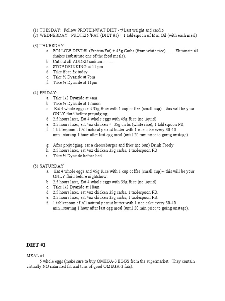 Last Week Fri Sat Europa Dave Palumbo Copy-Paste Diet Program ...