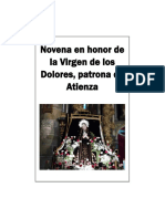 Novena Virgen de Los Dolores