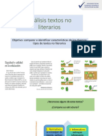 Análisis Textos No Literarios I° Medio