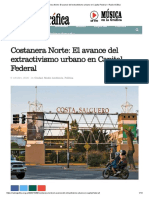 Costanera Norte - El Avance Del Extractivismo Urbano en Capital Federal - Radio Gráfica