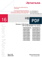DF3687FPV Microcontroller Datasheet