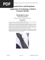 Submarine Power and Propulsion BMT Defence 2008