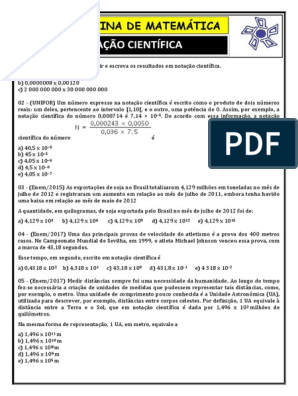 Questão 6/10 - Matemática Aplicada à Computação Represente o número  12453301 utilizando a notação 