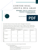 Contoh Soal Anova 2 Arah (Interaksi) Erna P R Dan Fauziah K