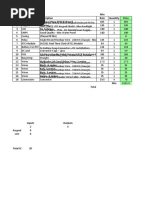 Arduino Control Draft BOM