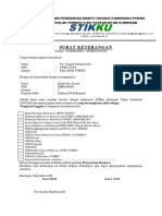 Surat Keterangan Akrif Organisasi PDF