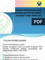 Edukasi Pola Hidup Sehat untuk Pencegahan PTM