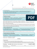 First Aid Skills Testing Checklist